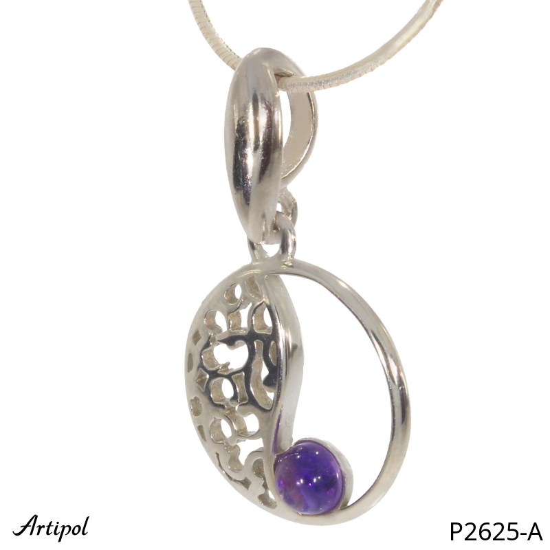 Pendentif P2625-A en Amethyste véritable