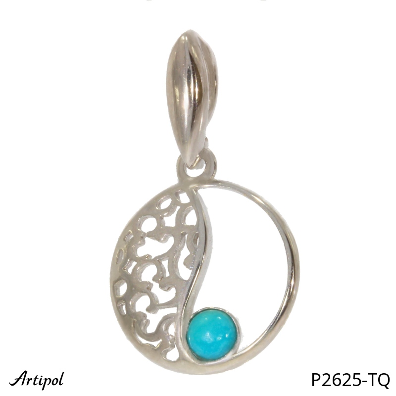 Pendant P2625-TQ with real Turquoise