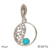 Pendant P2625-TQ with real Turquoise