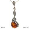 Pendant P3012-B with real Amber