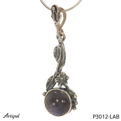 Pendentif P3012-LAB en Labradorite véritable