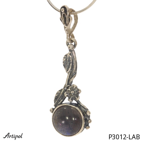 Pendentif P3012-LAB en Labradorite véritable