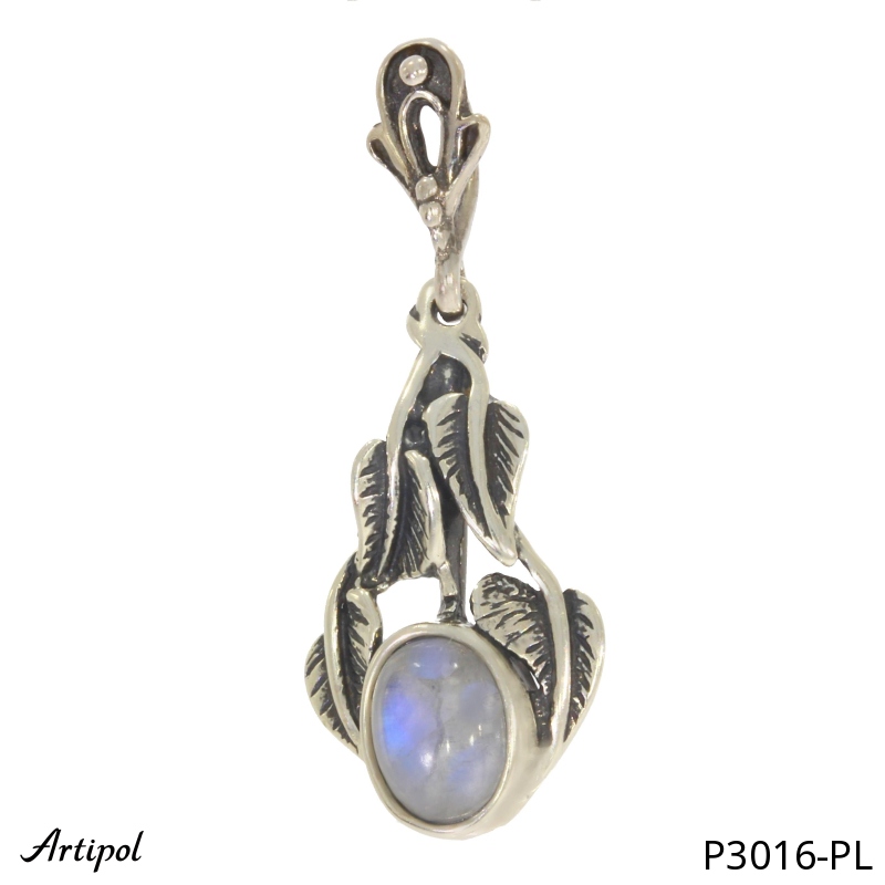 Pendentif P3016-PL en Pierre de lune véritable