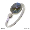 Bague 2604-LAB en Labradorite véritable