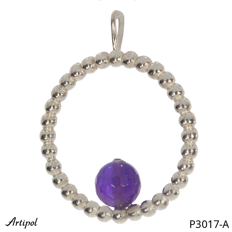 Pendentif P3017-A en Améthyste véritable
