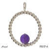 Pendant P3017-A with real Amethyst