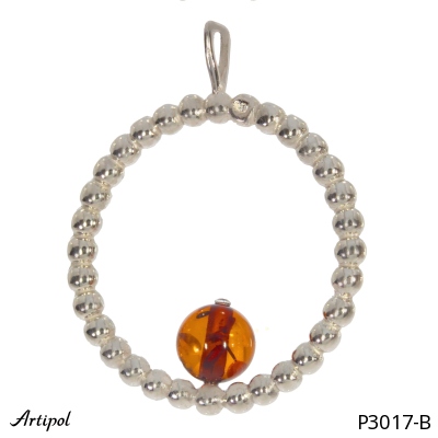Pendentif P3017-B en Ambre véritable