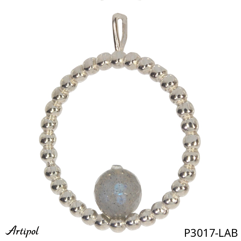 Pendentif P3017-LAB en Labradorite véritable