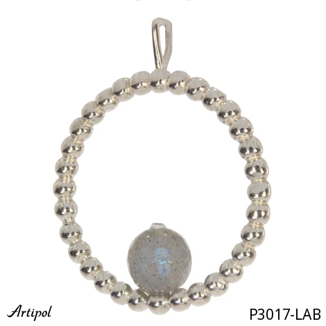 Pendentif P3017-LAB en Labradorite véritable