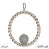 Pendentif P3017-LAB en Labradorite véritable