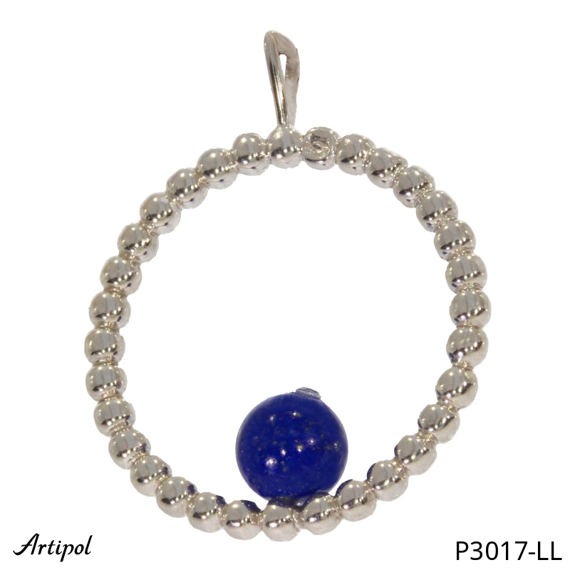 Pendentif P3017-LL en Lapis-lazuli véritable