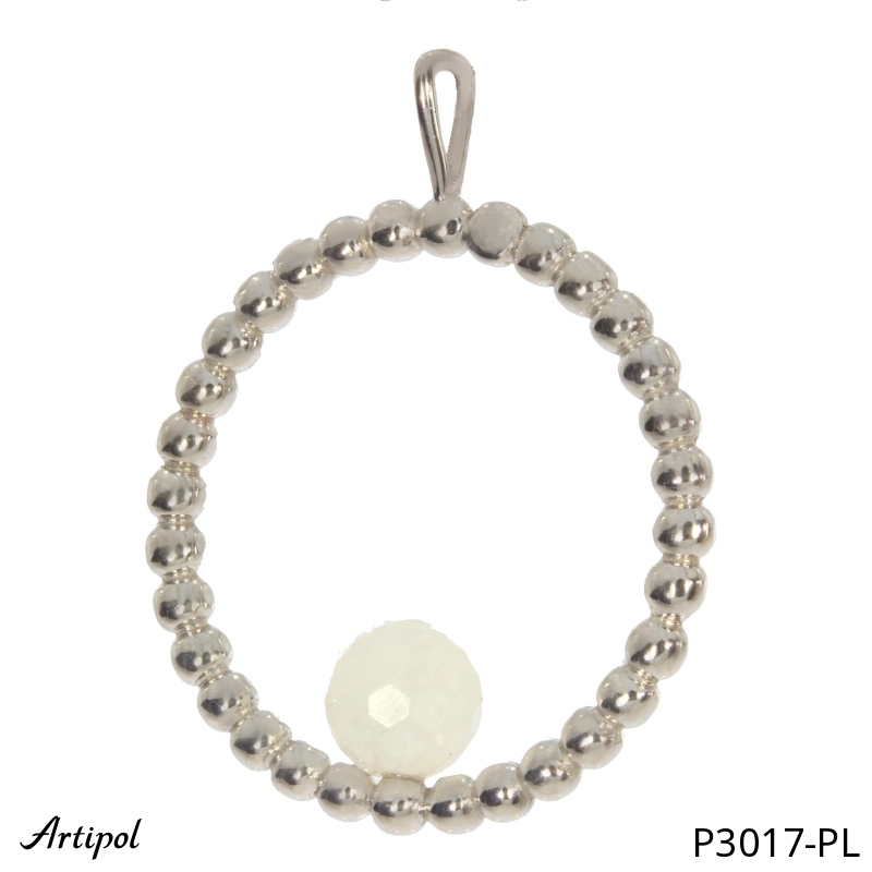 Anhänger P3017-PL mit echter Mondstein