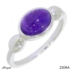 Ring 2604-A with real Amethyst