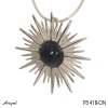 Pendant P3418-ON with real Black Onyx