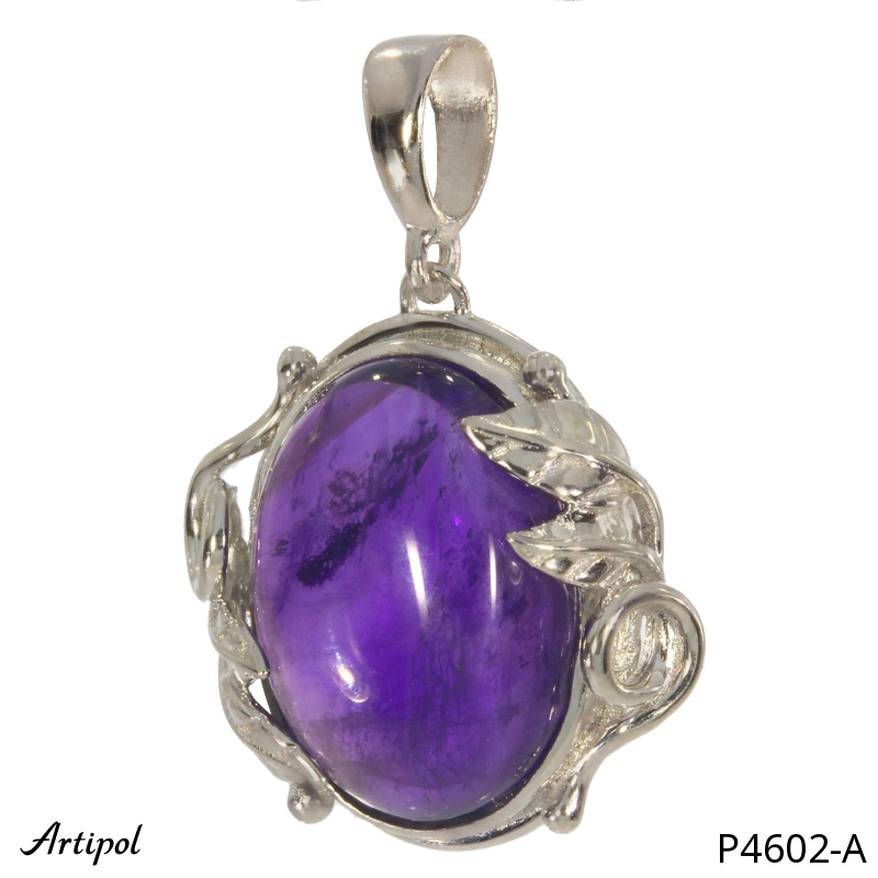 Pendentif P4602-A en Amethyste véritable