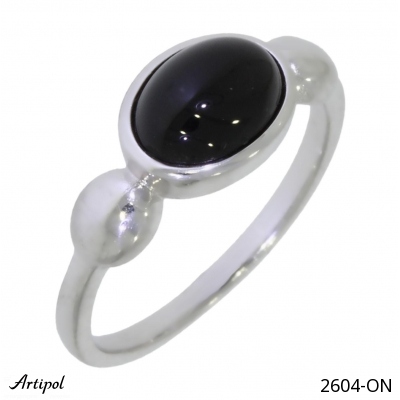 Ring 2604-ON with real Black Onyx