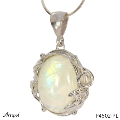 Pendant P4602-PL with real Moonstone