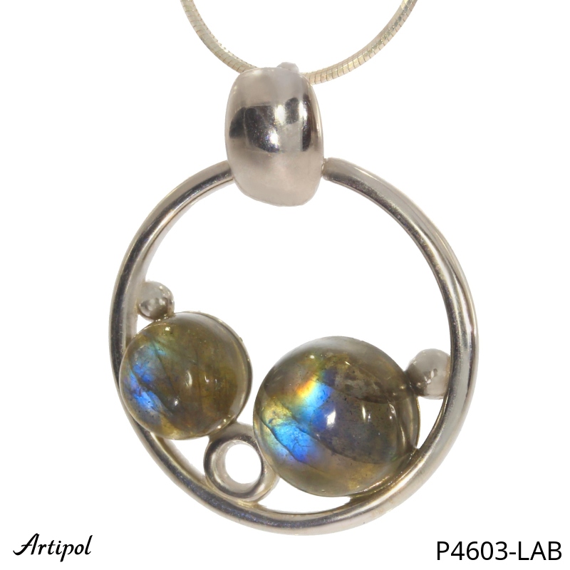 Pendant P4603-LAB with real Labradorite