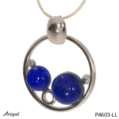 Pendentif P4603-LL en Lapis-lazuli véritable