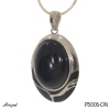 Pendant P5006-ON with real Black Onyx