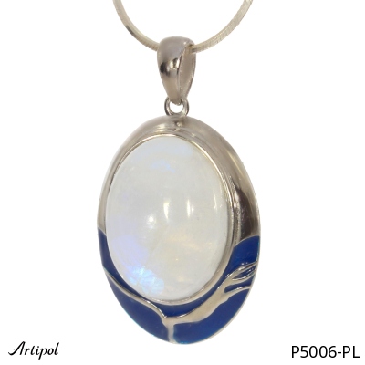 Pendentif P5006-PL en Pierre de lune véritable