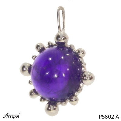 Pendant P5802-A with real Amethyst