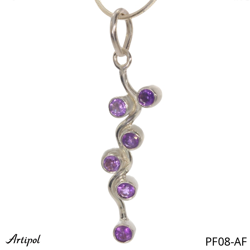 Pendant PF08-AF with real Amethyst