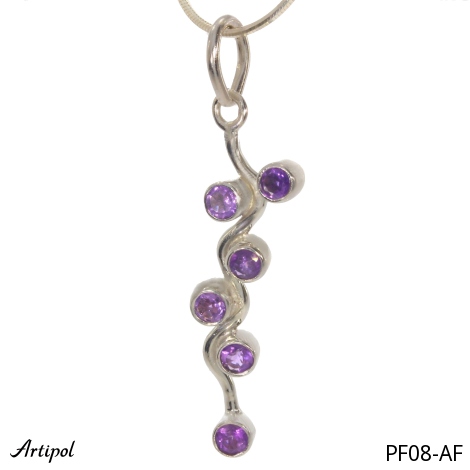 Pendant PF08-AF with real Amethyst