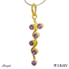 Pendant PF08-AFV with real Amethyst