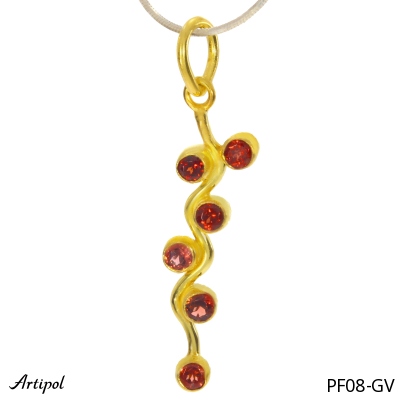 Pendentif PF08-GV en Grenat véritable