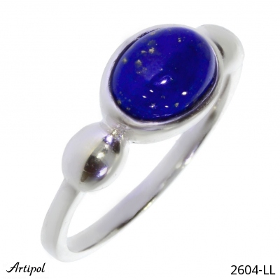 Ring 2604-LL with real Lapis lazuli