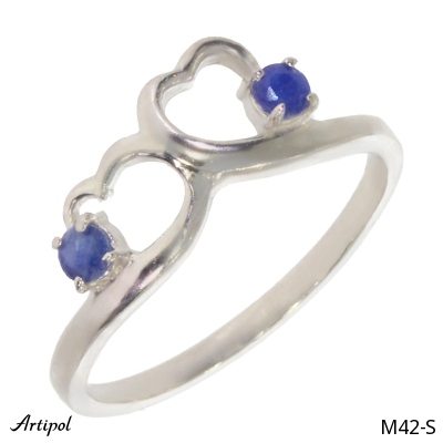 Ring M42-S with real Sapphire