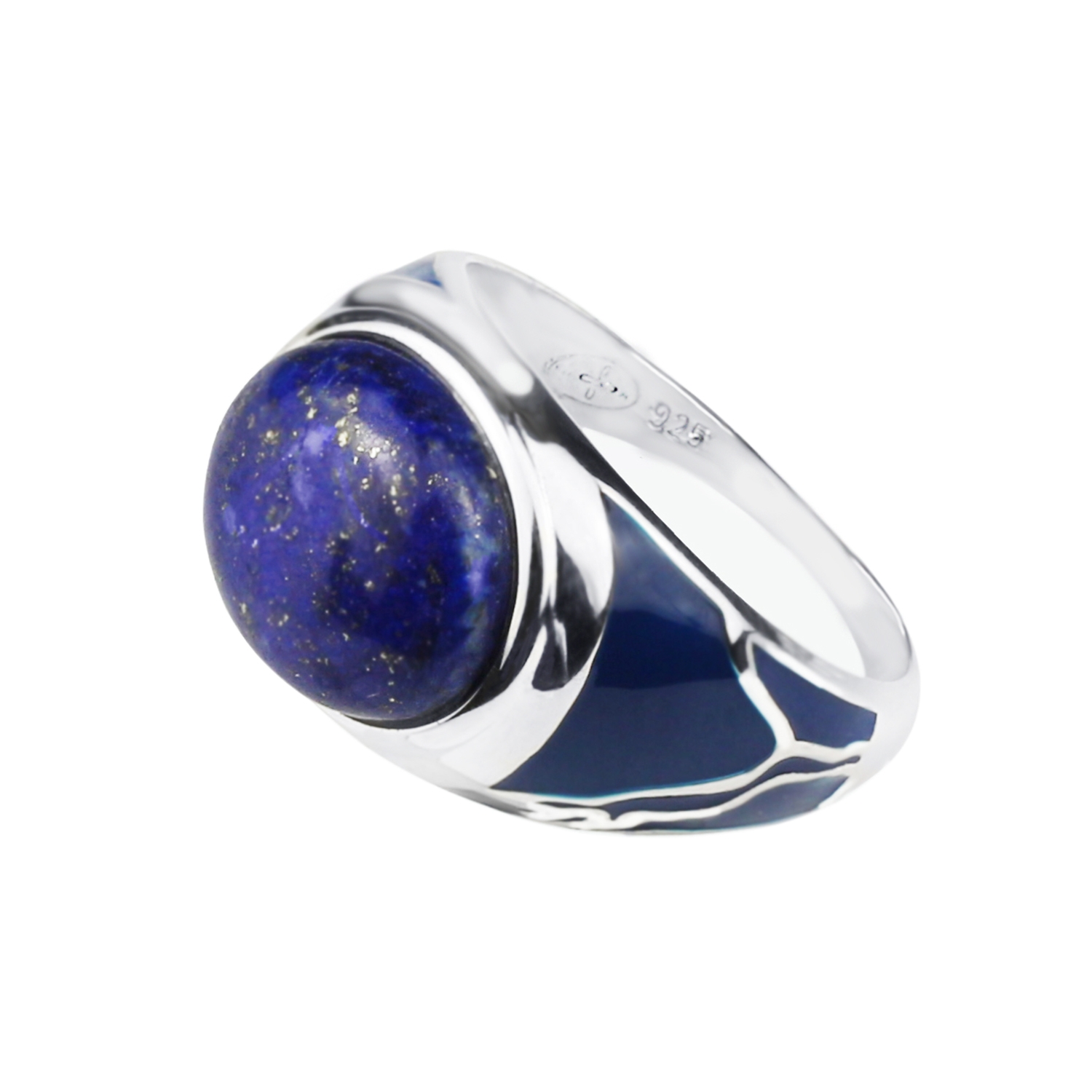 Bague Homme H5016-LL en Lapis-lazuli véritable Bijoux en