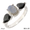 Ring 3826-LAB with real Labradorite