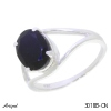 Bague 3018B-ON en Onyx noir véritable