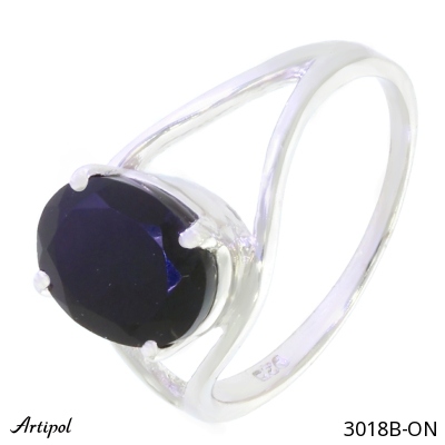 Ring 3018B-ON with real Black Onyx