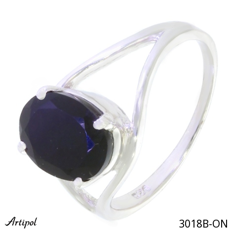 Bague 3018B-ON en Onyx noir véritable