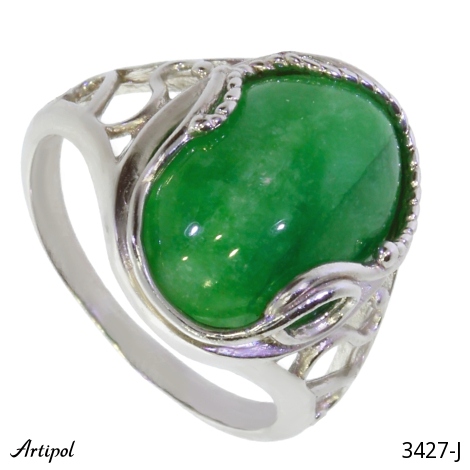 Ring 3427-J mit echter Jade