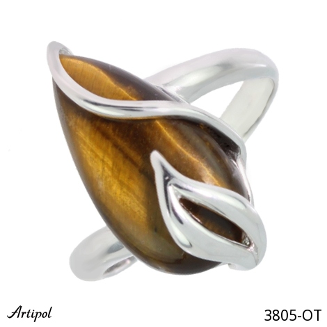 Ring 3805-OT with real Tiger’s Eye