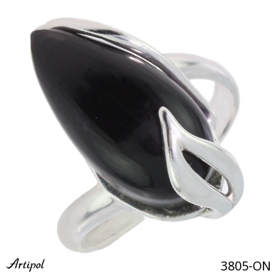 Ring 3805-ON with real Black Onyx
