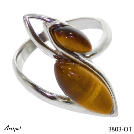 Ring 3803-OT with real Tiger’s Eye