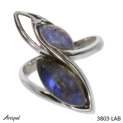 Bague 3803-LAB en Labradorite véritable