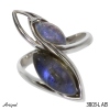 Ring 3803-LAB with real Labradorite