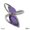 Ring 3803-A with real Amethyst