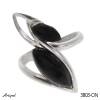 Ring 3803-ON mit echter Schwarzem Onyx