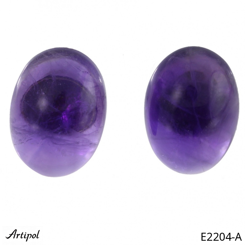 Ohrringe E2204-A mit echter Amethyst