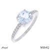 Bague M63-AQ en Aigue-marine véritable