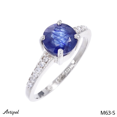 Ring M63-S with real Sapphire