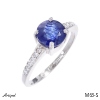 Ring M63-S with real Sapphire