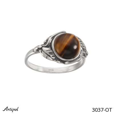 Ring 3037-OT with real Tiger's eye